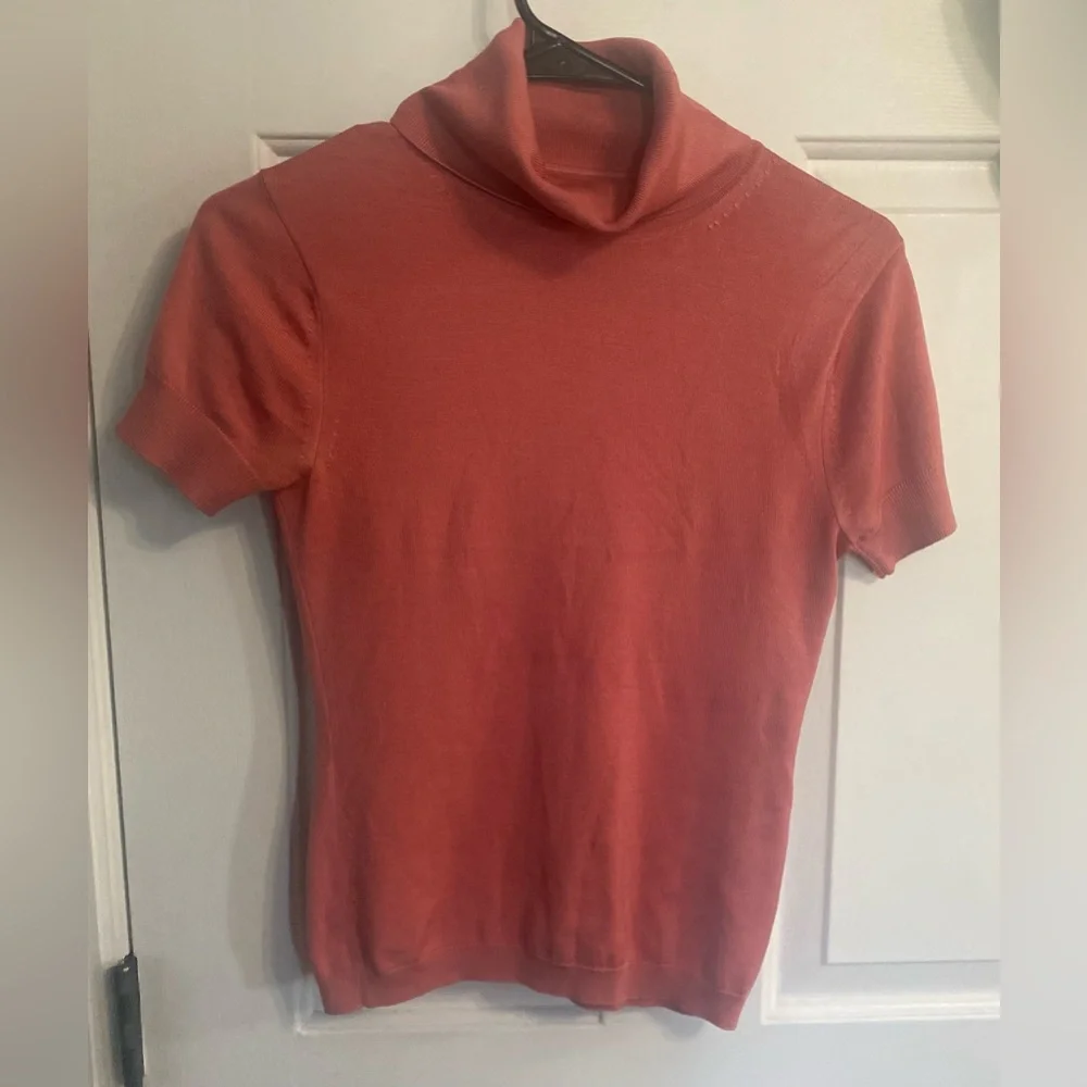 Banana Republic Coral Turtleneck Sweater